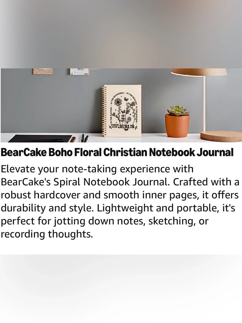 There Was Jesus Spiral Notebook